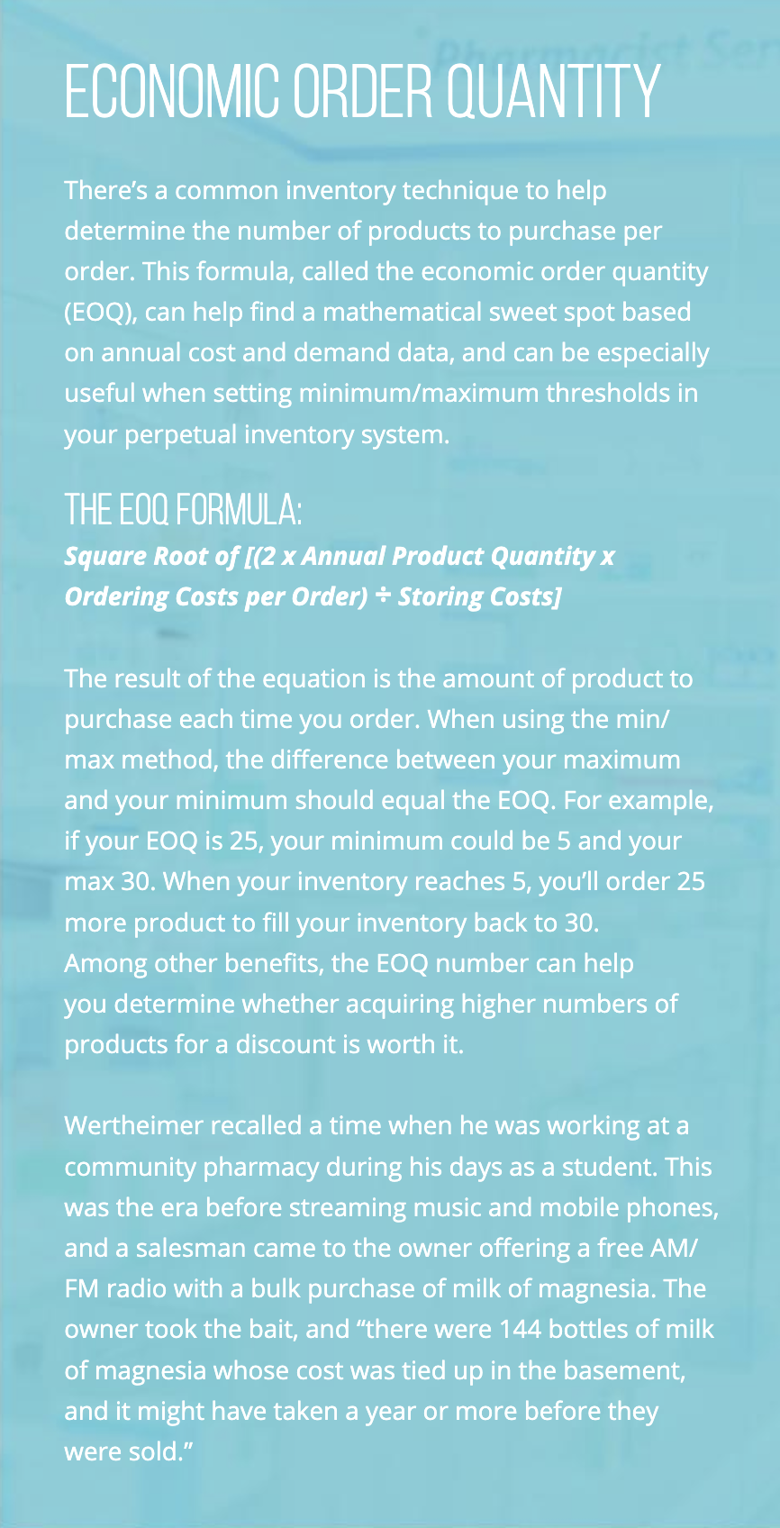 pharmacy inventory management 