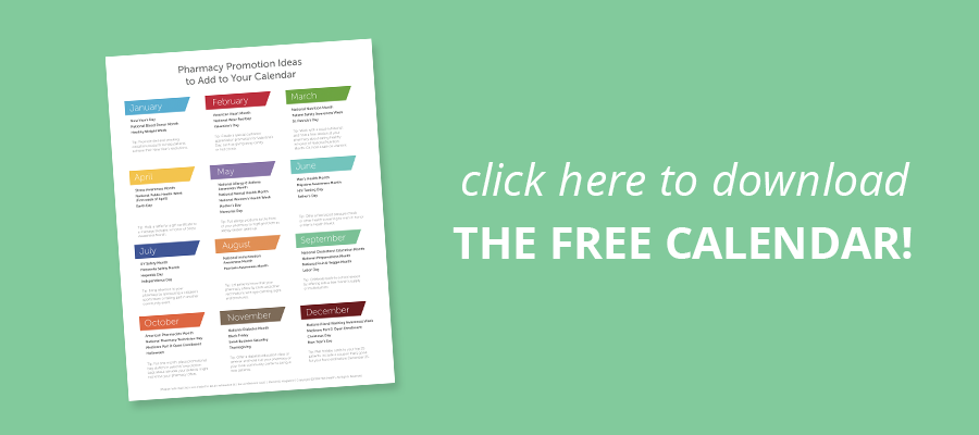 How To Create A Pharmacy Promotions Calendar Free Download